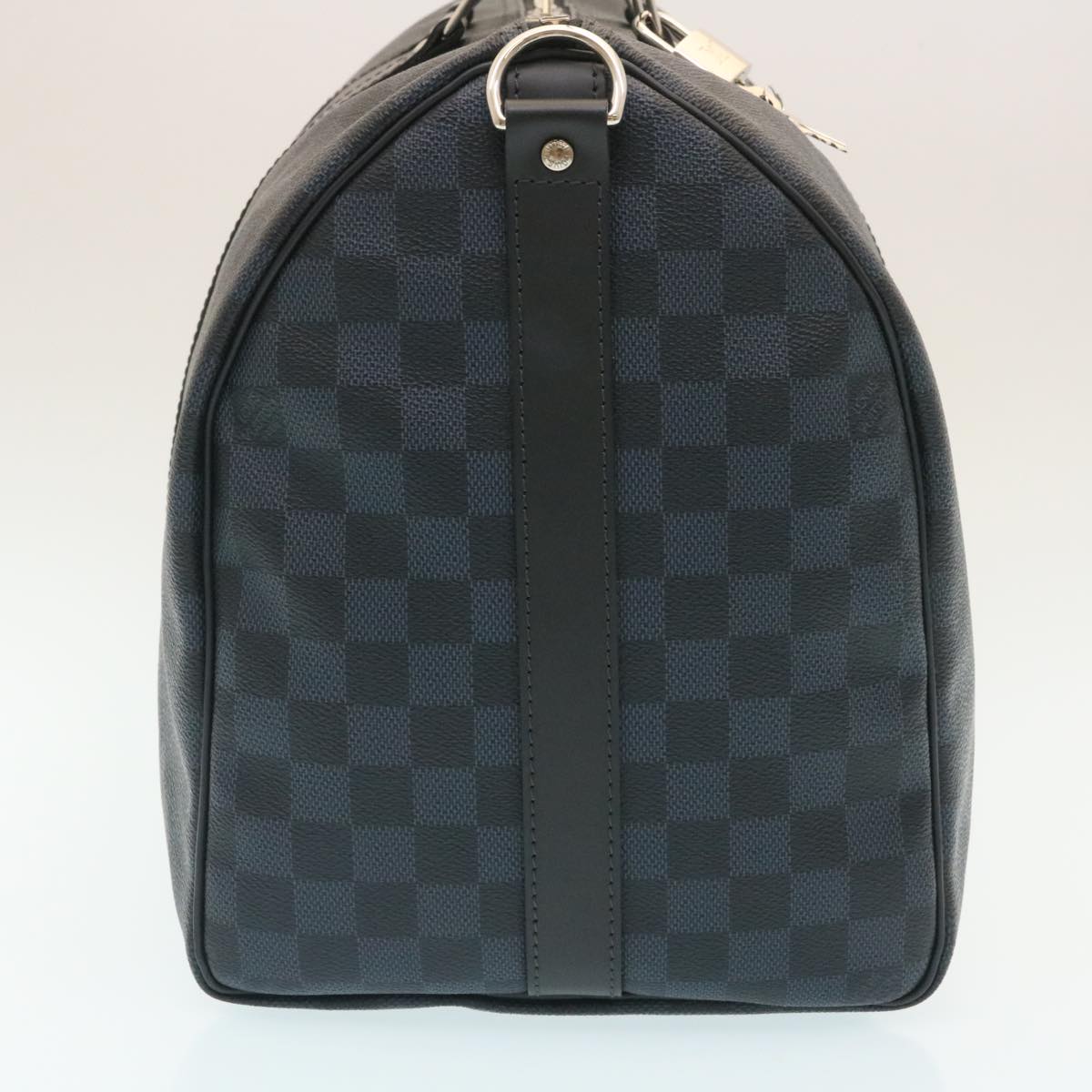 LOUIS VUITTON Damier Cobalt Keepall Bandouliere 45 Boston Bag N41349 29189S
