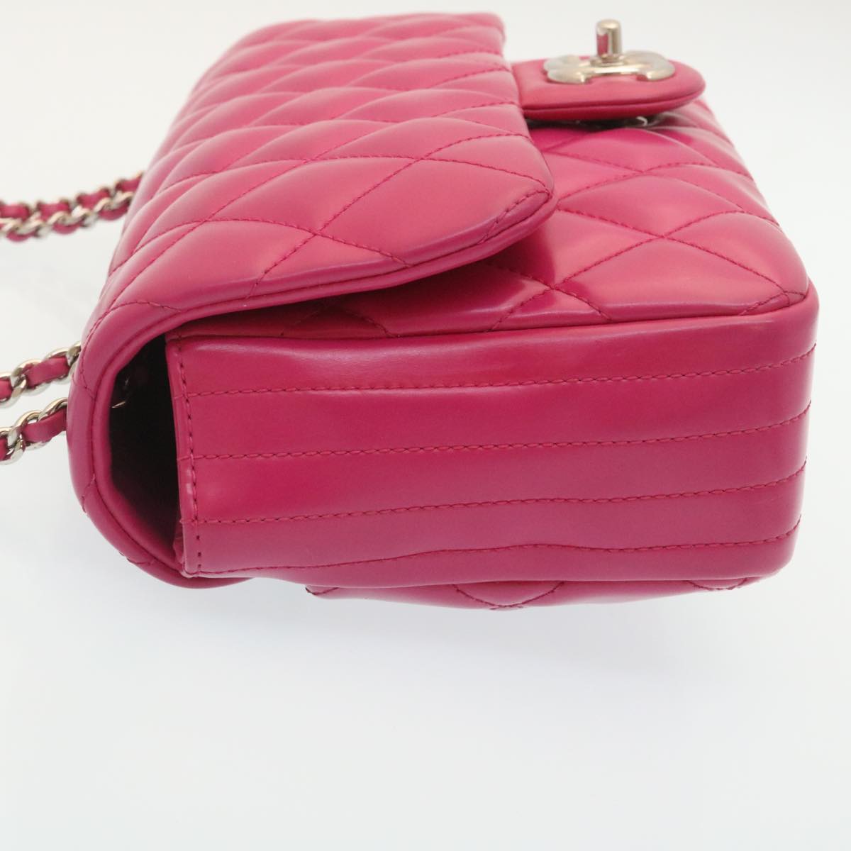 Luxury Chanel Matelasse Coco Rain Double Chain Shoulder Bag Lamb Skin Pink  29191A
