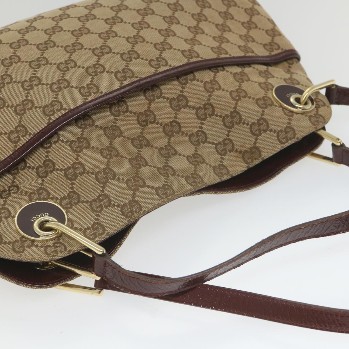 Gucci Gg Canvas  Canvas Tote Bag