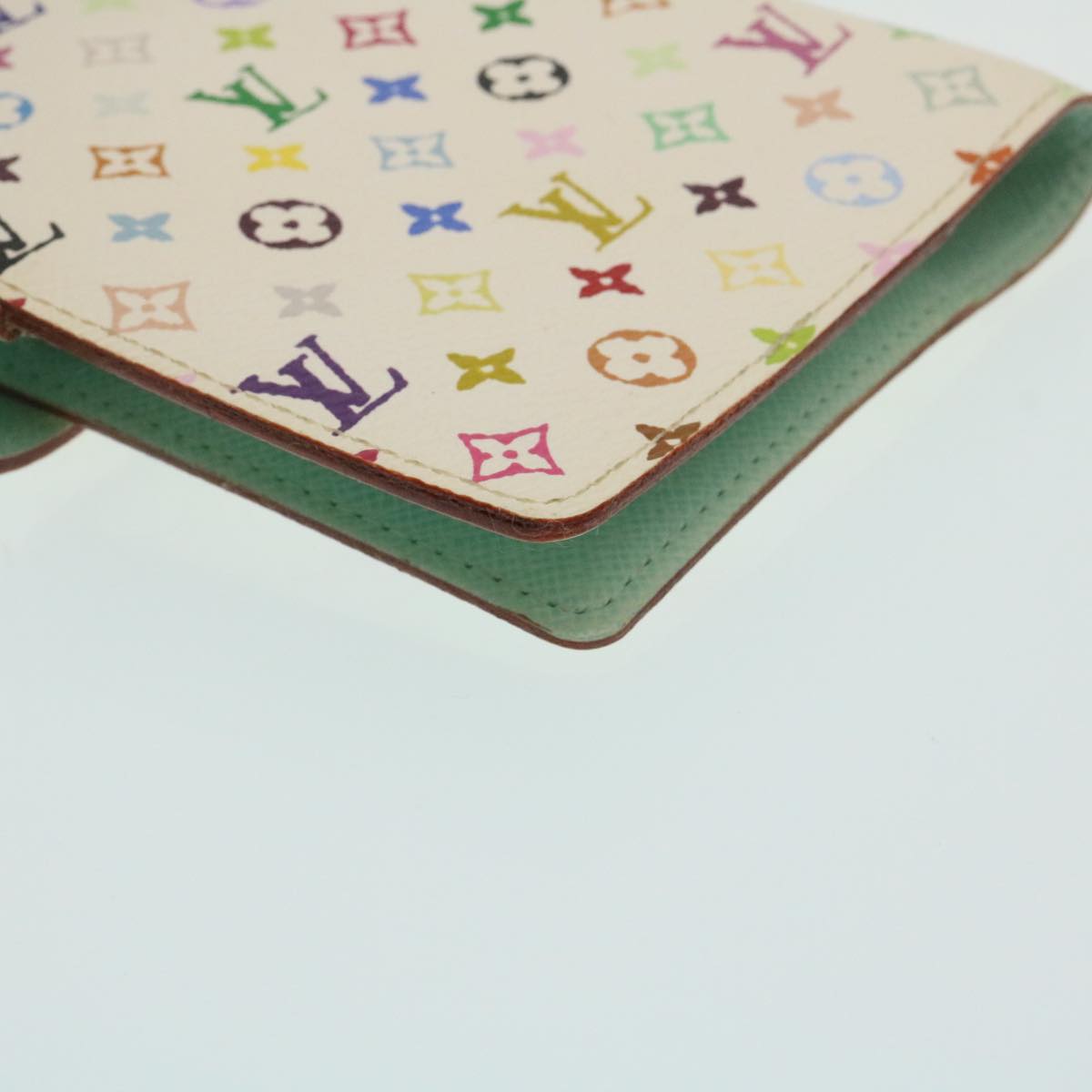 LOUIS VUITTON Multicolor Agenda Partonaire PM Day Planner Cover White 29218
