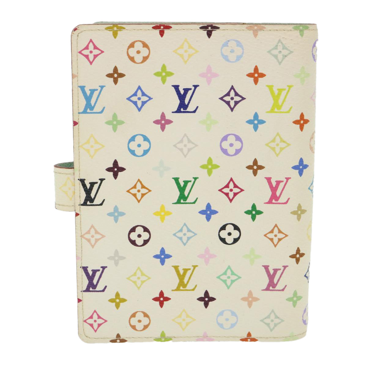 LOUIS VUITTON Multicolor Agenda Partonaire PM Day Planner Cover White 29218