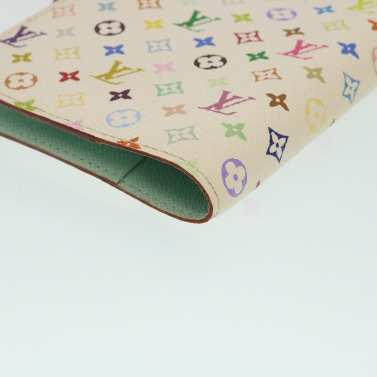 LOUIS VUITTON Multicolor Agenda Partonaire PM Day Planner Cover White 29218