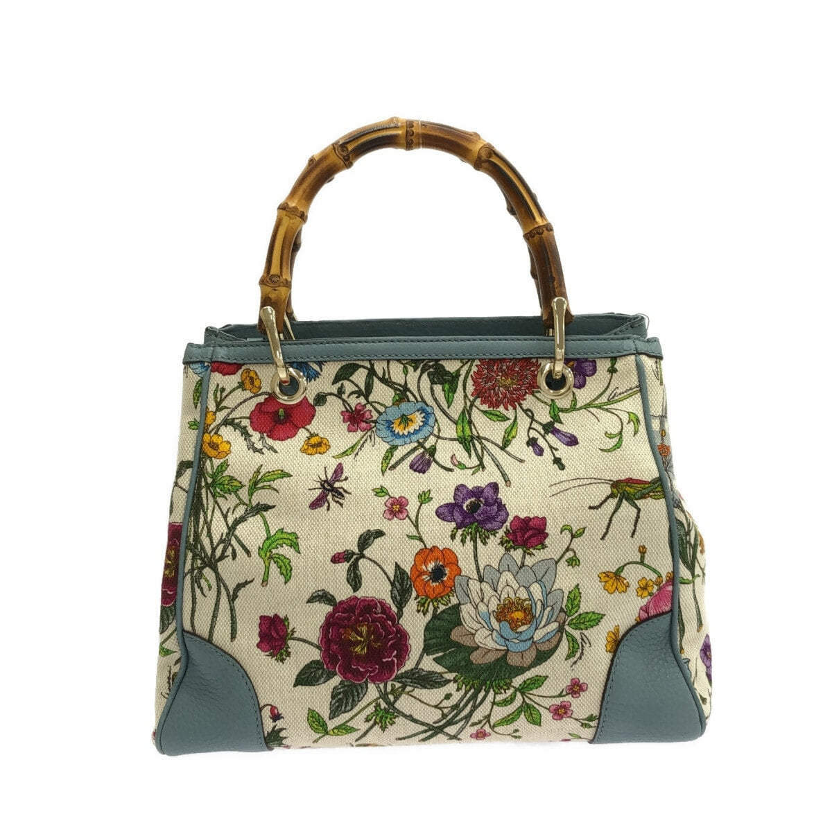 Luxury Gucci Trending 2025 Bamboo Shopper  Canvas Tote Bag ()