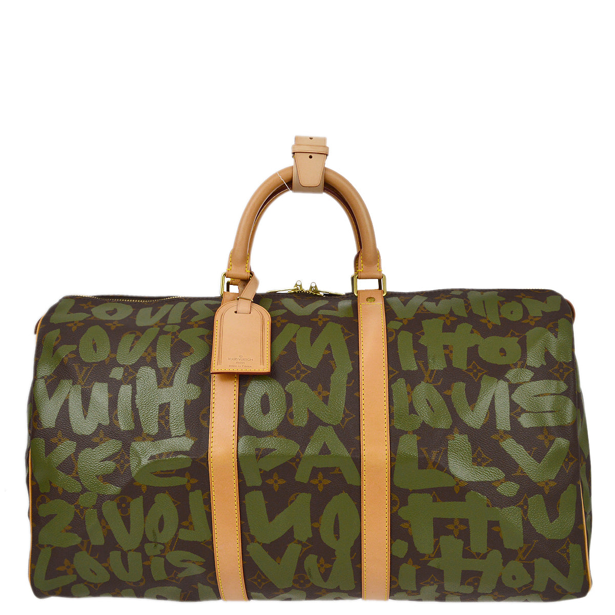 Louis Vuitton 2001 Monogram Graffiti Keepall 50 M92196