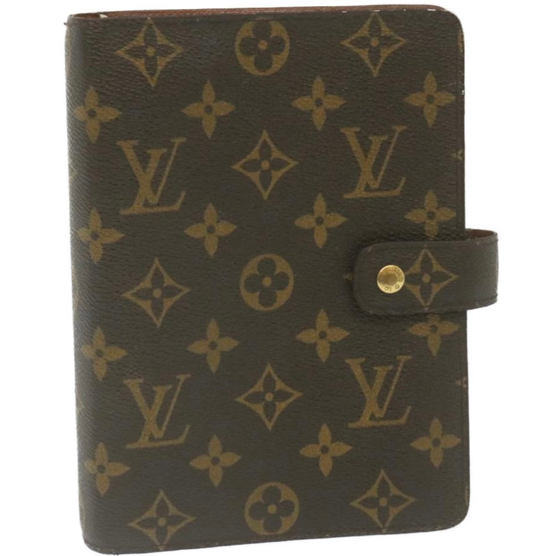 LOUIS VUITTON Monogram Agenda MM Day Planner Cover R20105 LV 29263