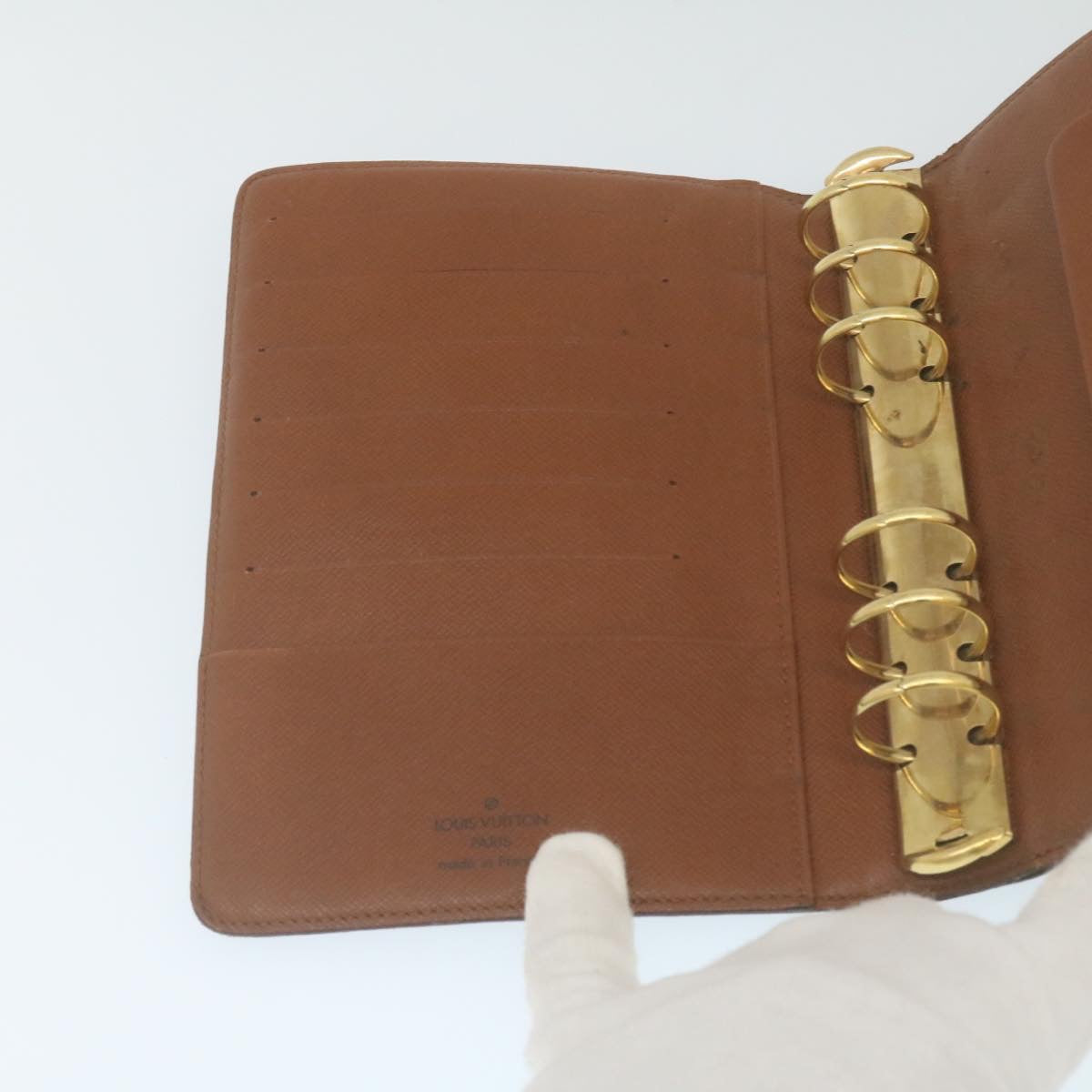 LOUIS VUITTON Monogram Agenda MM Day Planner Cover R20105 LV 29263