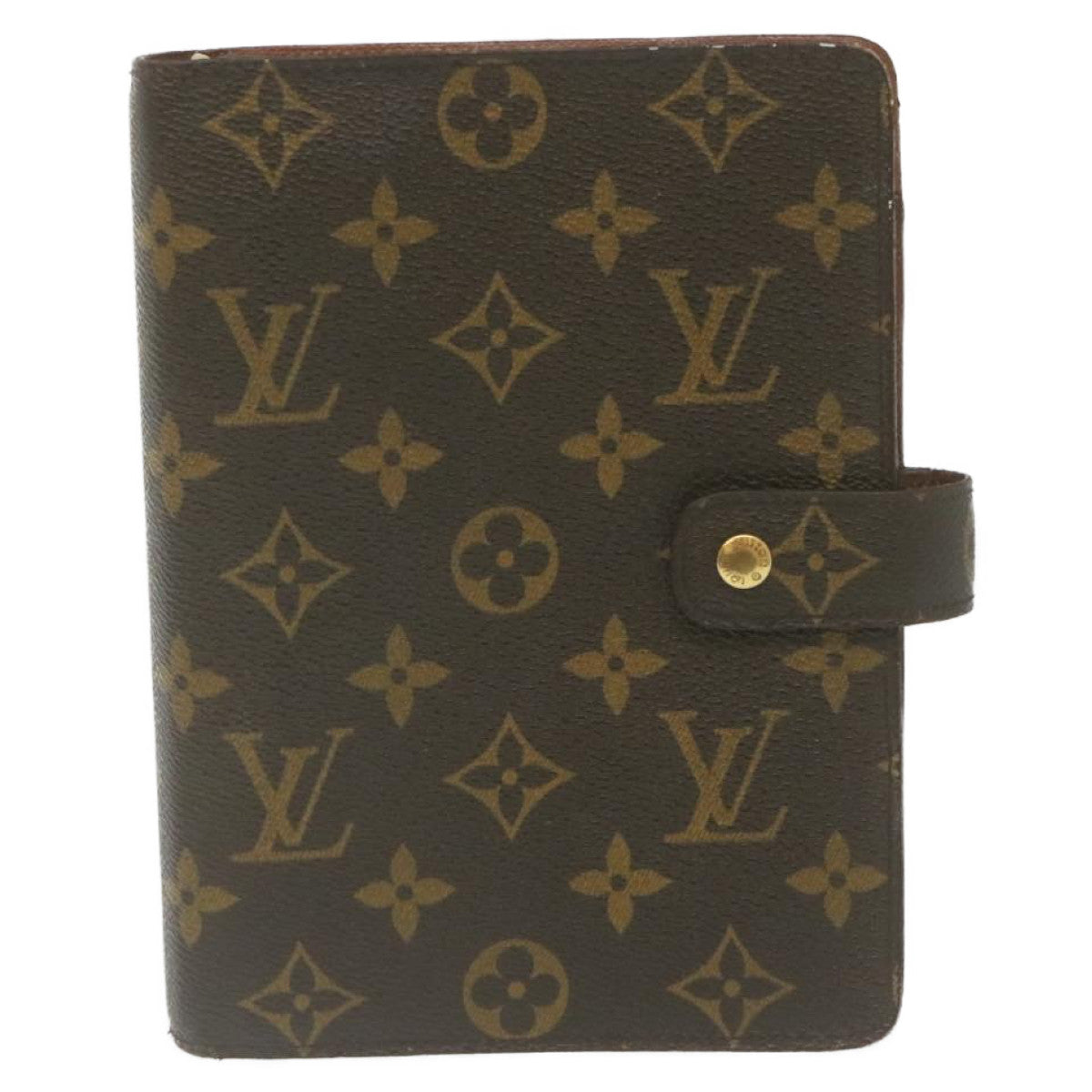 LOUIS VUITTON Monogram Agenda MM Day Planner Cover R20105 LV 29263