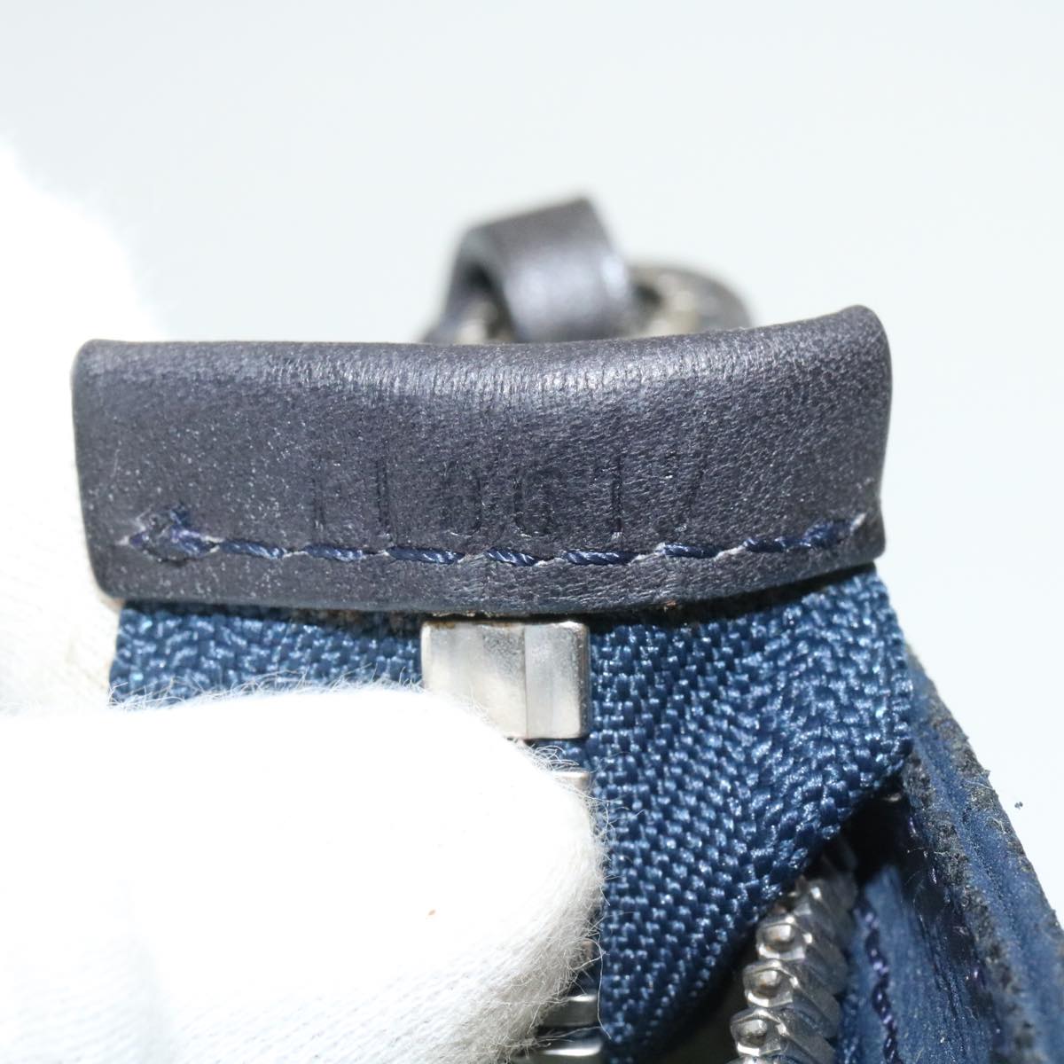 LOUIS VUITTON Genoa Marine Shoulder Bag LV cup Navy M80704 LV 29264