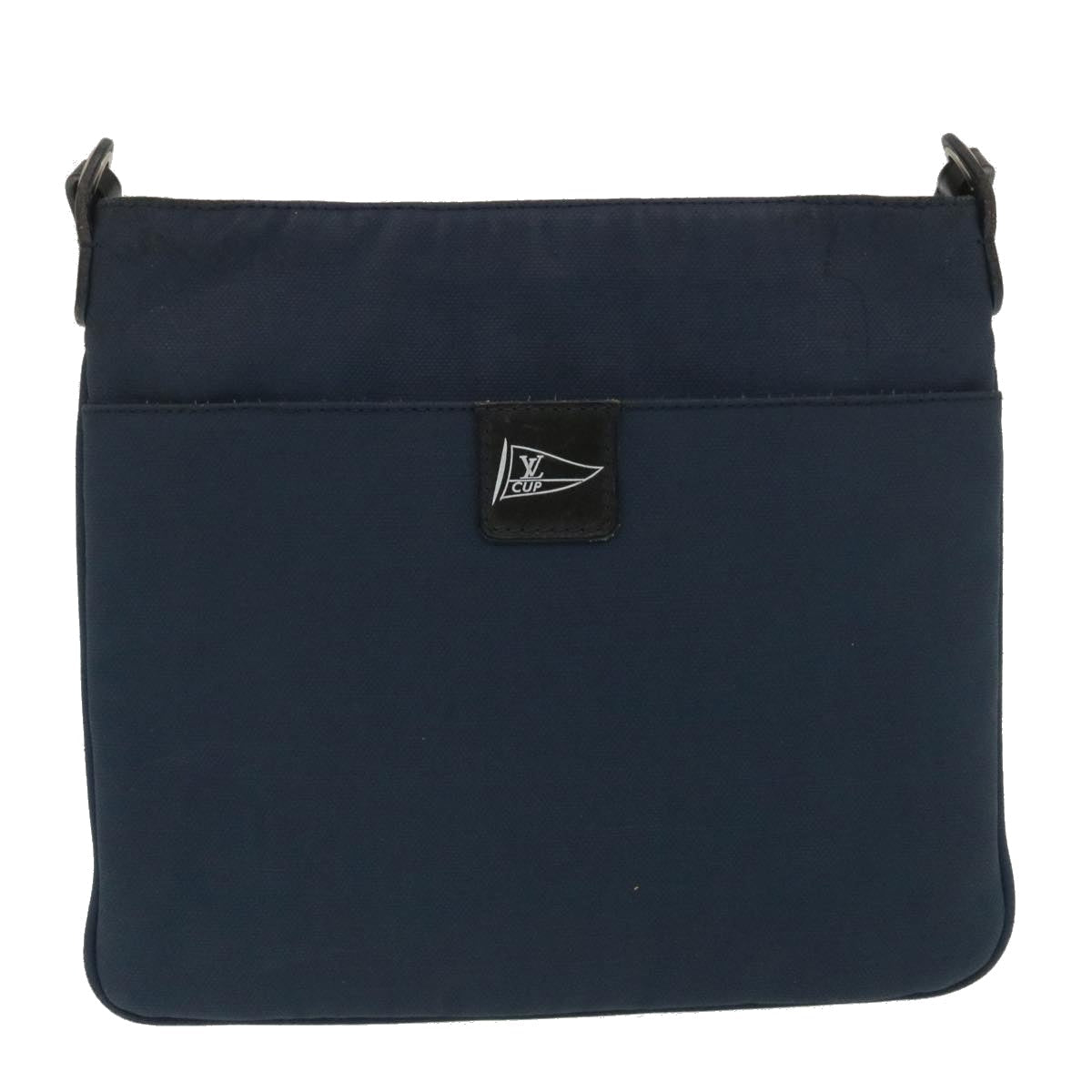 LOUIS VUITTON Genoa Marine Shoulder Bag LV cup Navy M80704 LV 29264