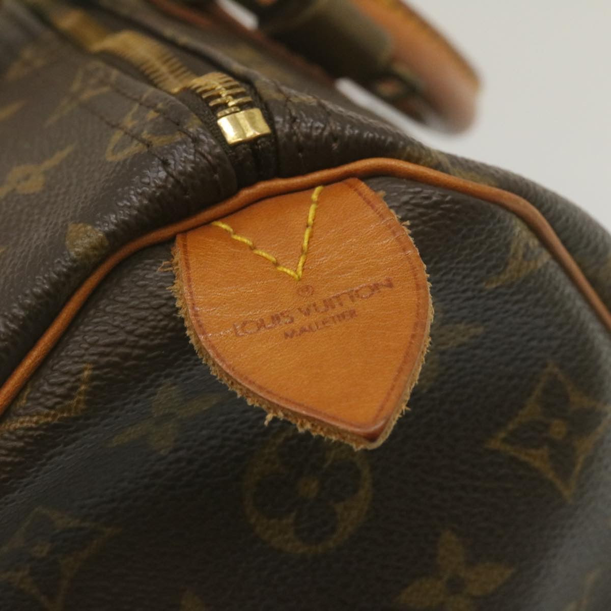 LOUIS VUITTON Monogram Speedy 35 Hand Bag M41524 LV 29316