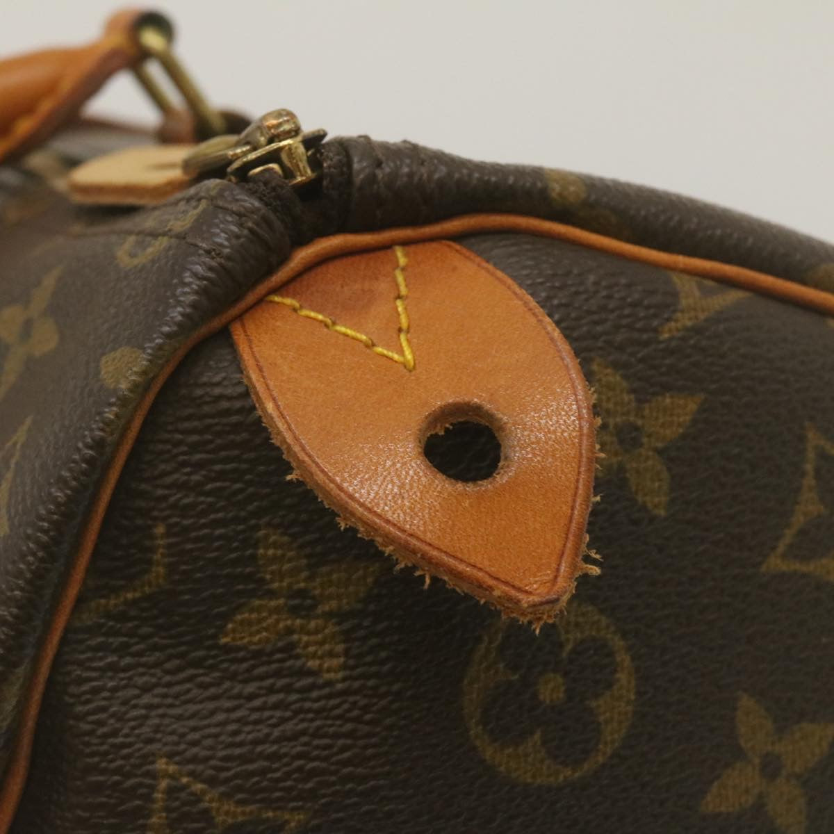 LOUIS VUITTON Monogram Speedy 35 Hand Bag M41524 LV 29316