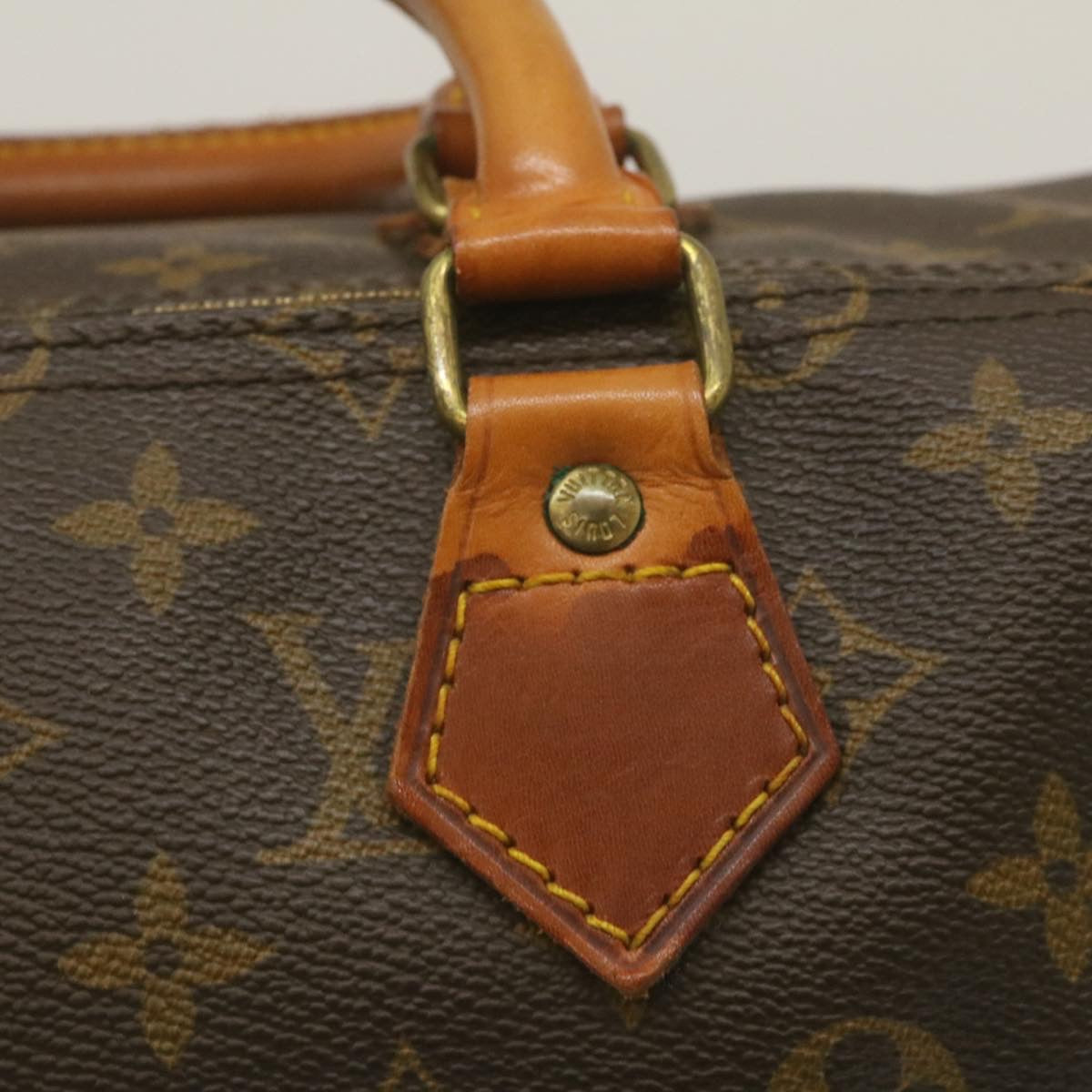 LOUIS VUITTON Monogram Speedy 35 Hand Bag M41524 LV 29316