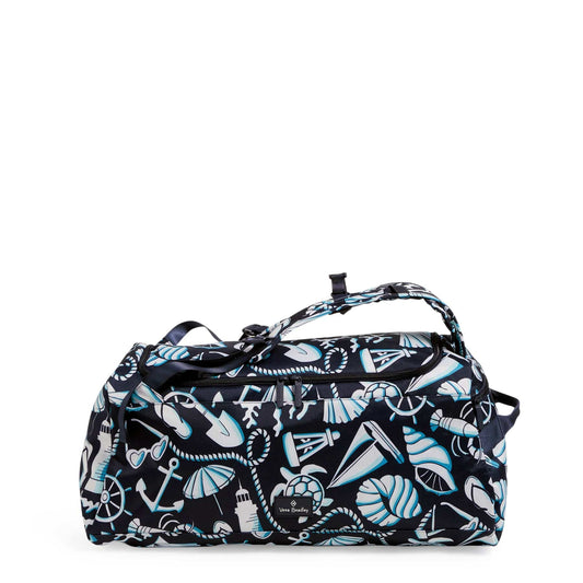 Factory Style Lighten Up XL Duffel Backpack-Shore Enough-Image 2-Vera Bradley