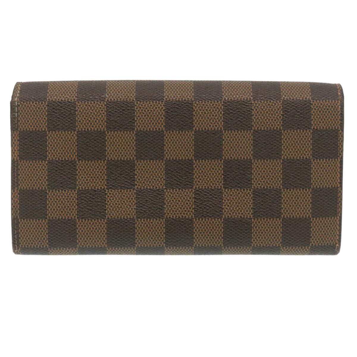 LOUIS VUITTON Ebene Portefeiulle Sarah Long Wallet Trunk N61739 LV 29413