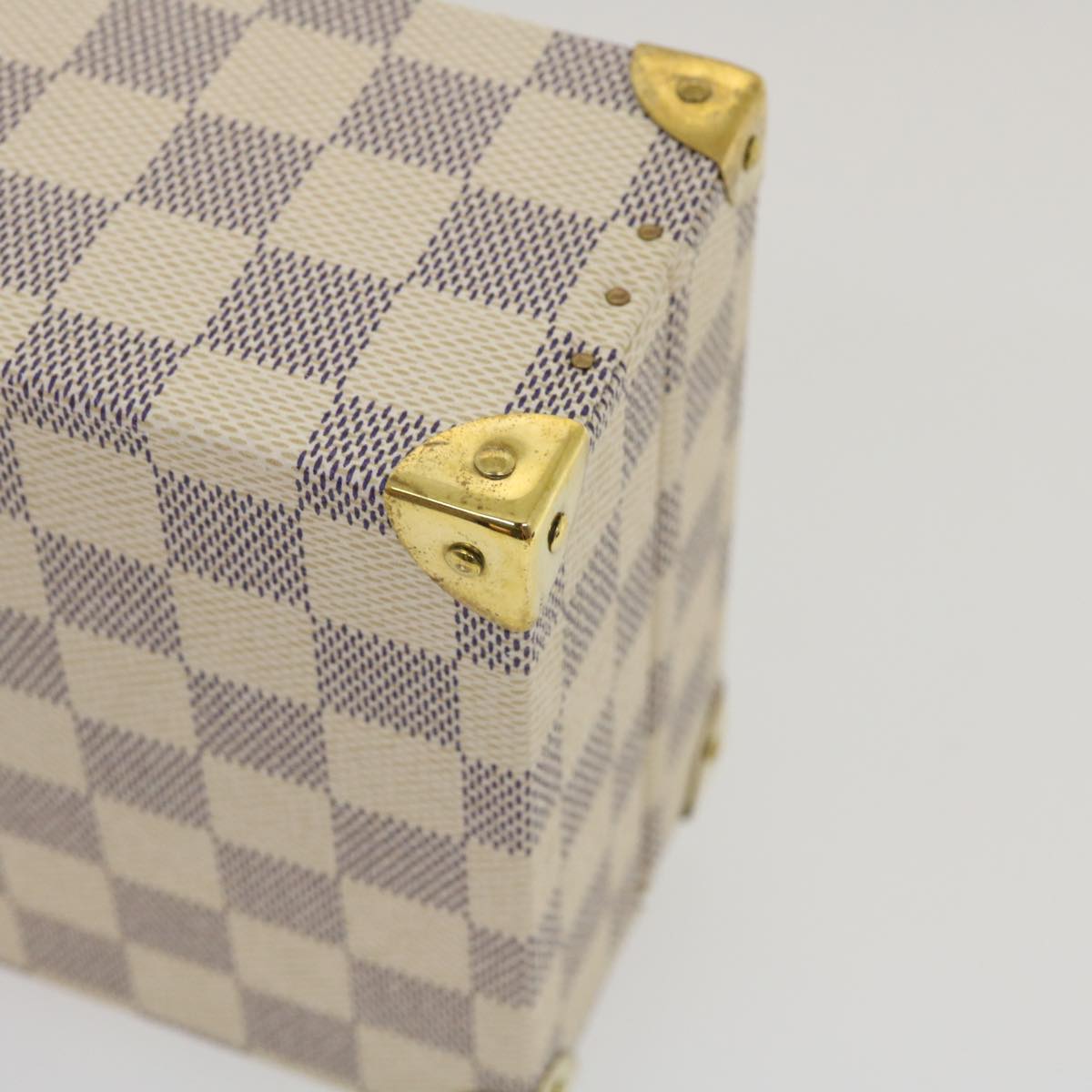 LOUIS VUITTON Damier Azur Coffret Polyvalent Jewelry Box SPO N33618 29521S