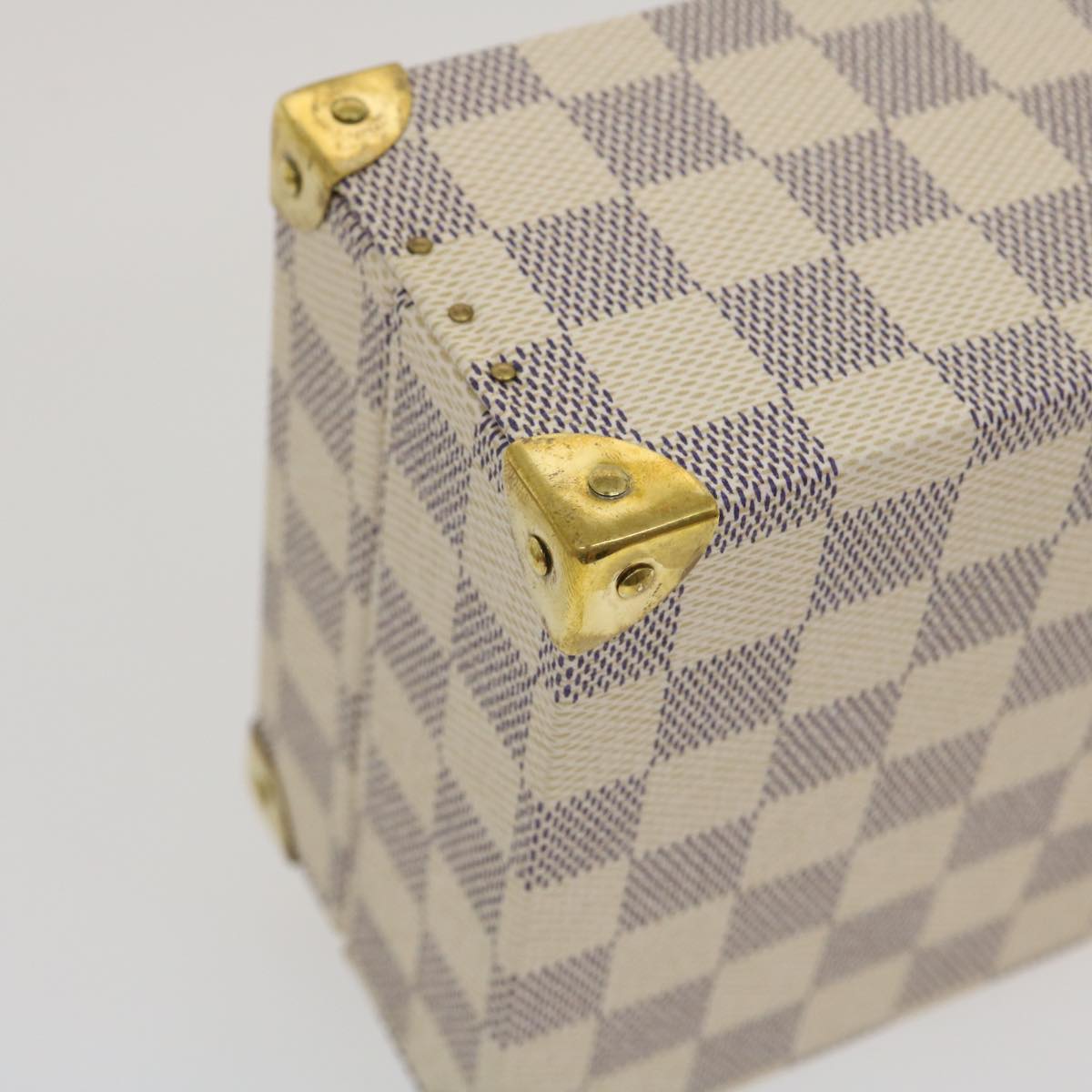LOUIS VUITTON Damier Azur Coffret Polyvalent Jewelry Box SPO N33618 29521S