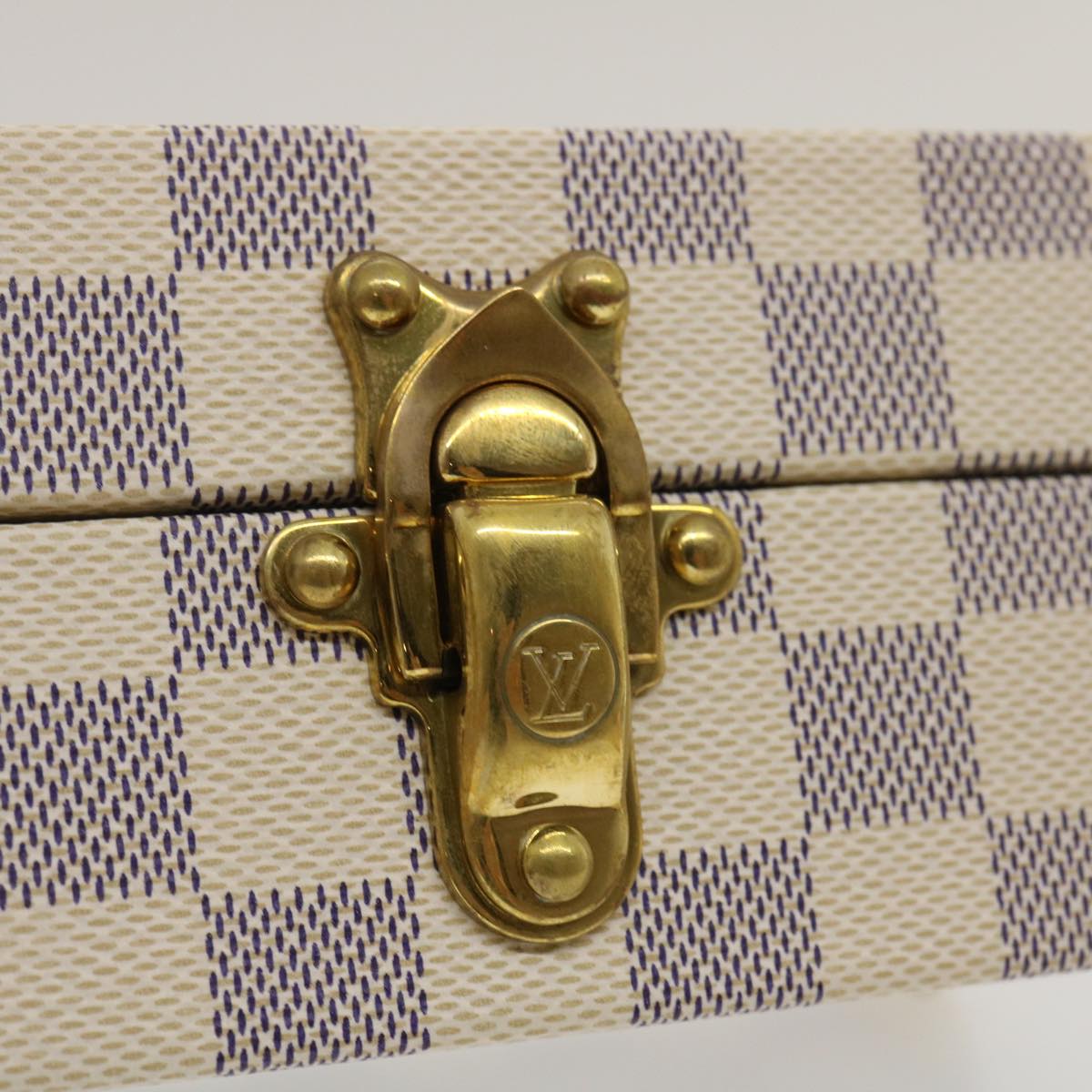 LOUIS VUITTON Damier Azur Coffret Polyvalent Jewelry Box SPO N33618 29521S