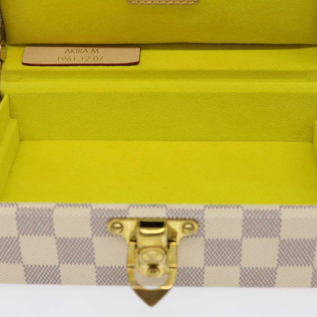 LOUIS VUITTON Damier Azur Coffret Polyvalent Jewelry Box SPO N33618 29521S