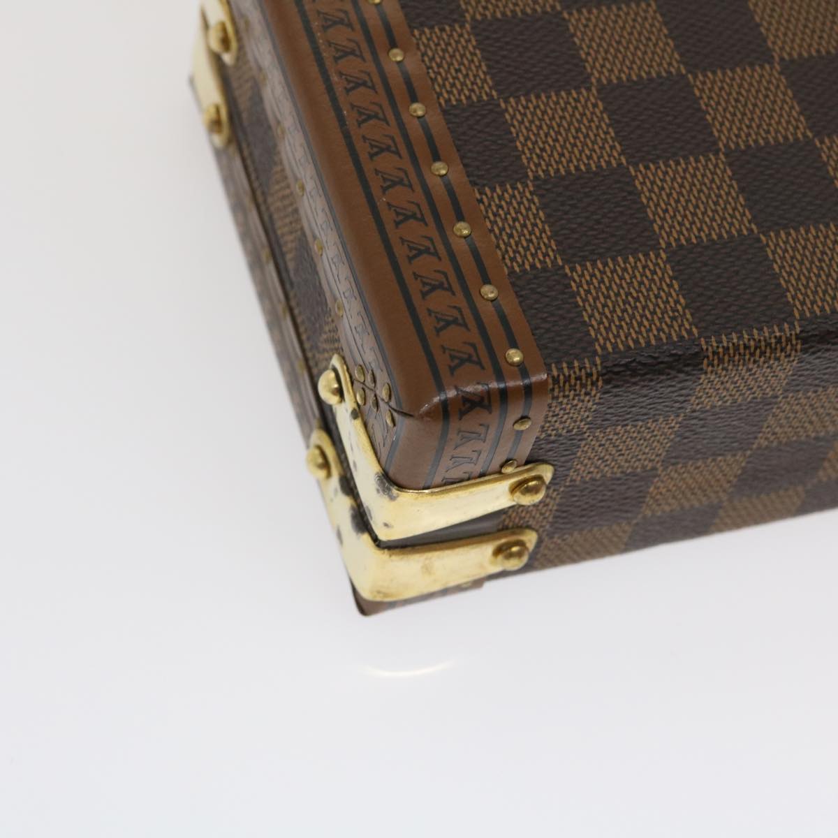 LOUIS VUITTON Damier Ebene Domino 28 Trunk LV 29522S