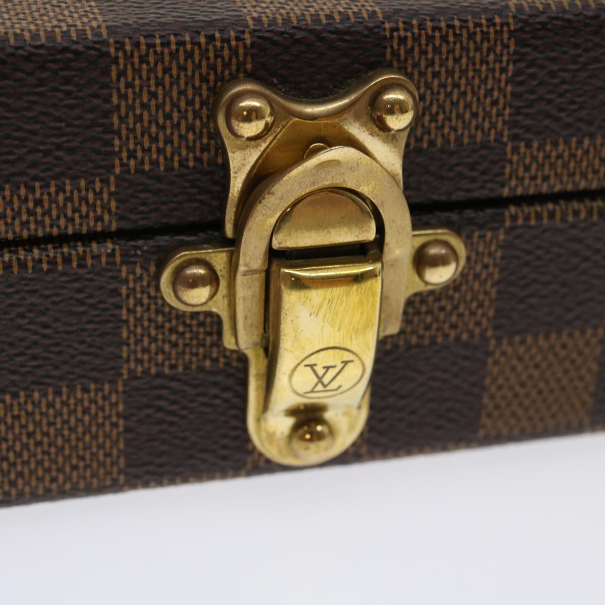 LOUIS VUITTON Damier Ebene Domino 28 Trunk LV 29522S