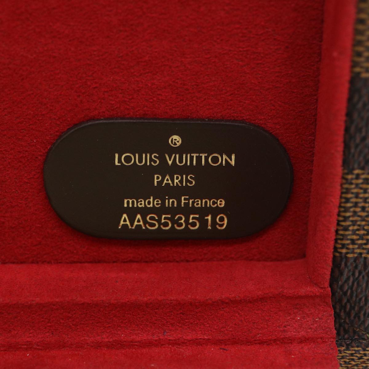 LOUIS VUITTON Damier Ebene Domino 28 Trunk LV 29522S