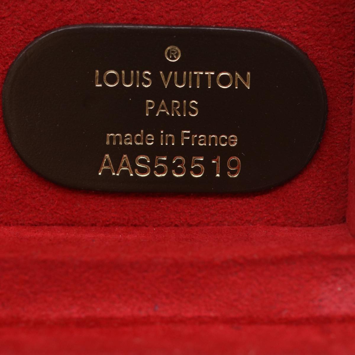 LOUIS VUITTON Damier Ebene Domino 28 Trunk LV 29522S