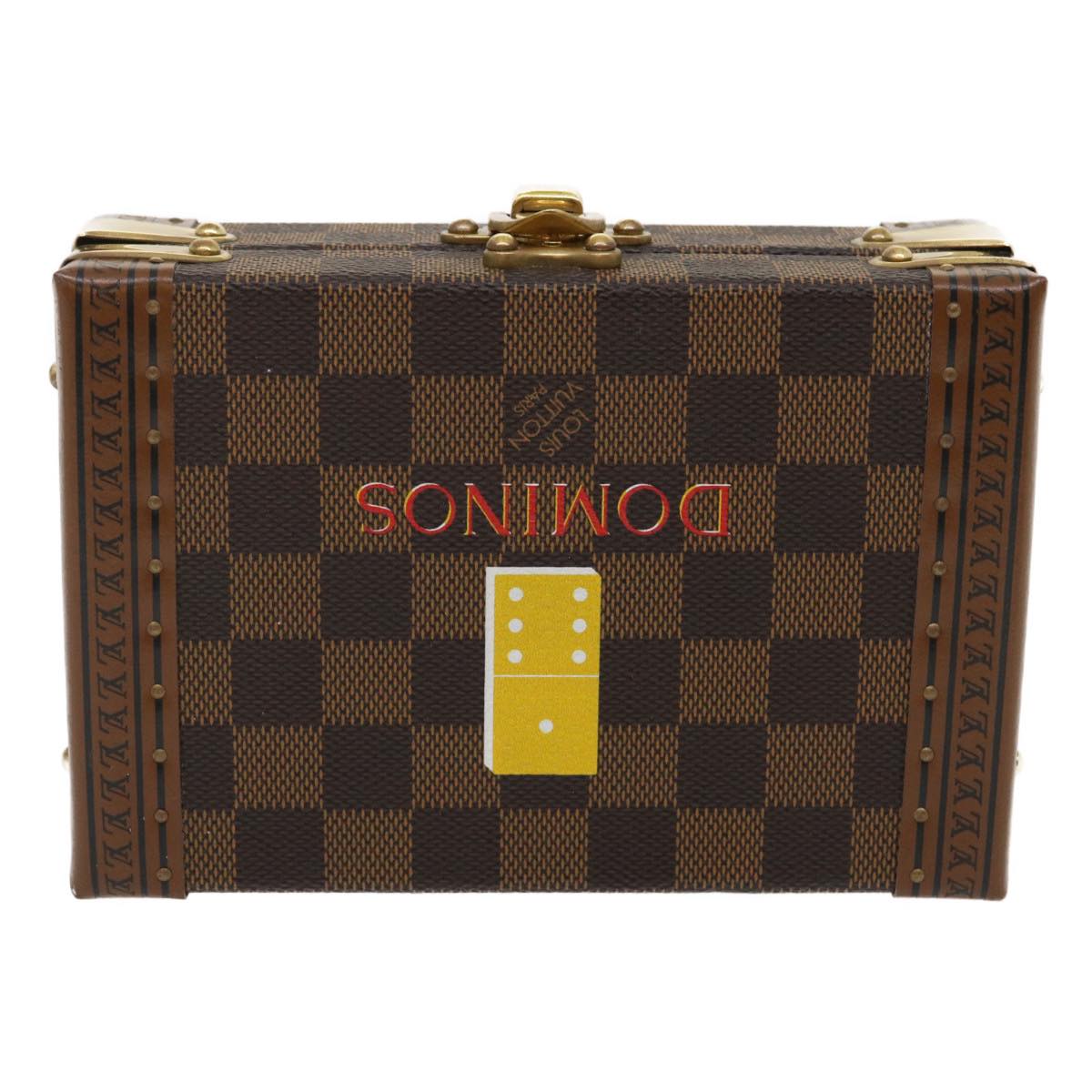 LOUIS VUITTON Damier Ebene Domino 28 Trunk LV 29522S
