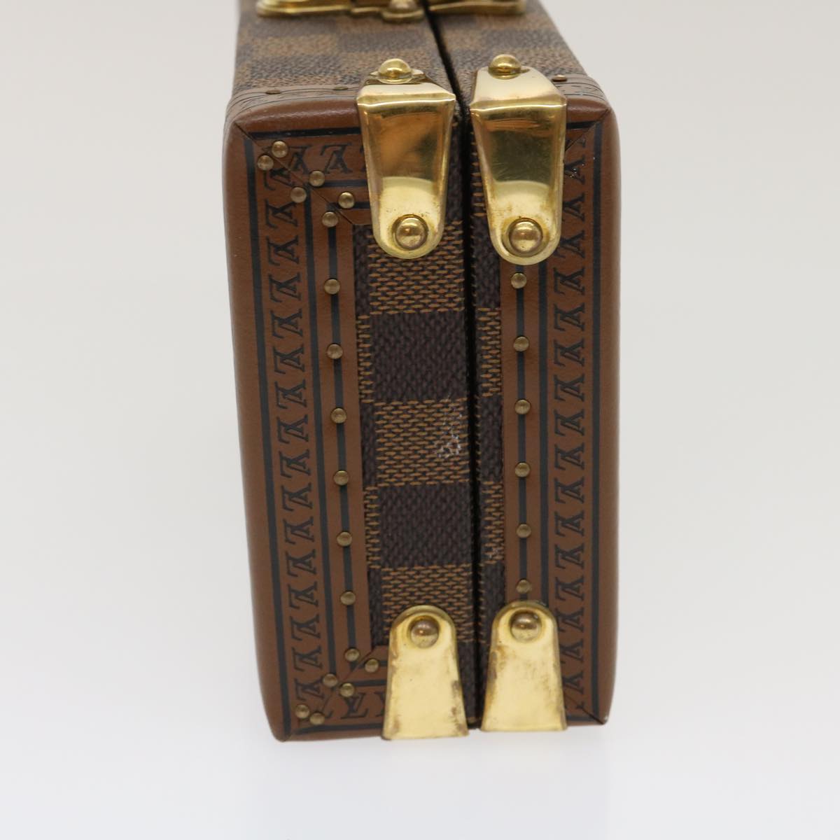 LOUIS VUITTON Damier Ebene Domino 28 Trunk LV 29522S