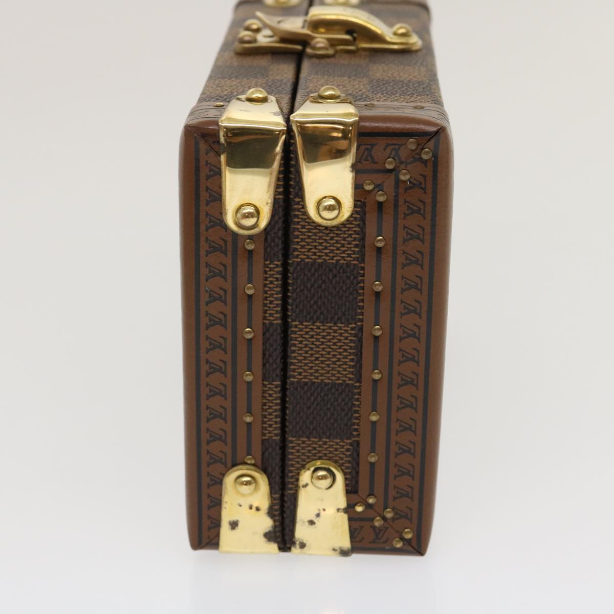 LOUIS VUITTON Damier Ebene Domino 28 Trunk LV 29522S
