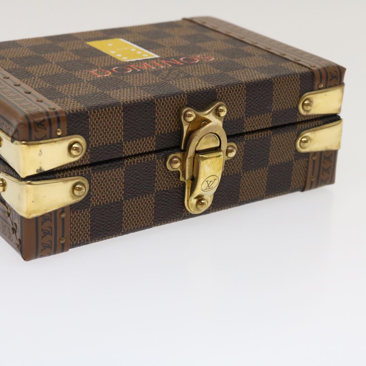 LOUIS VUITTON Damier Ebene Domino 28 Trunk LV 29522S