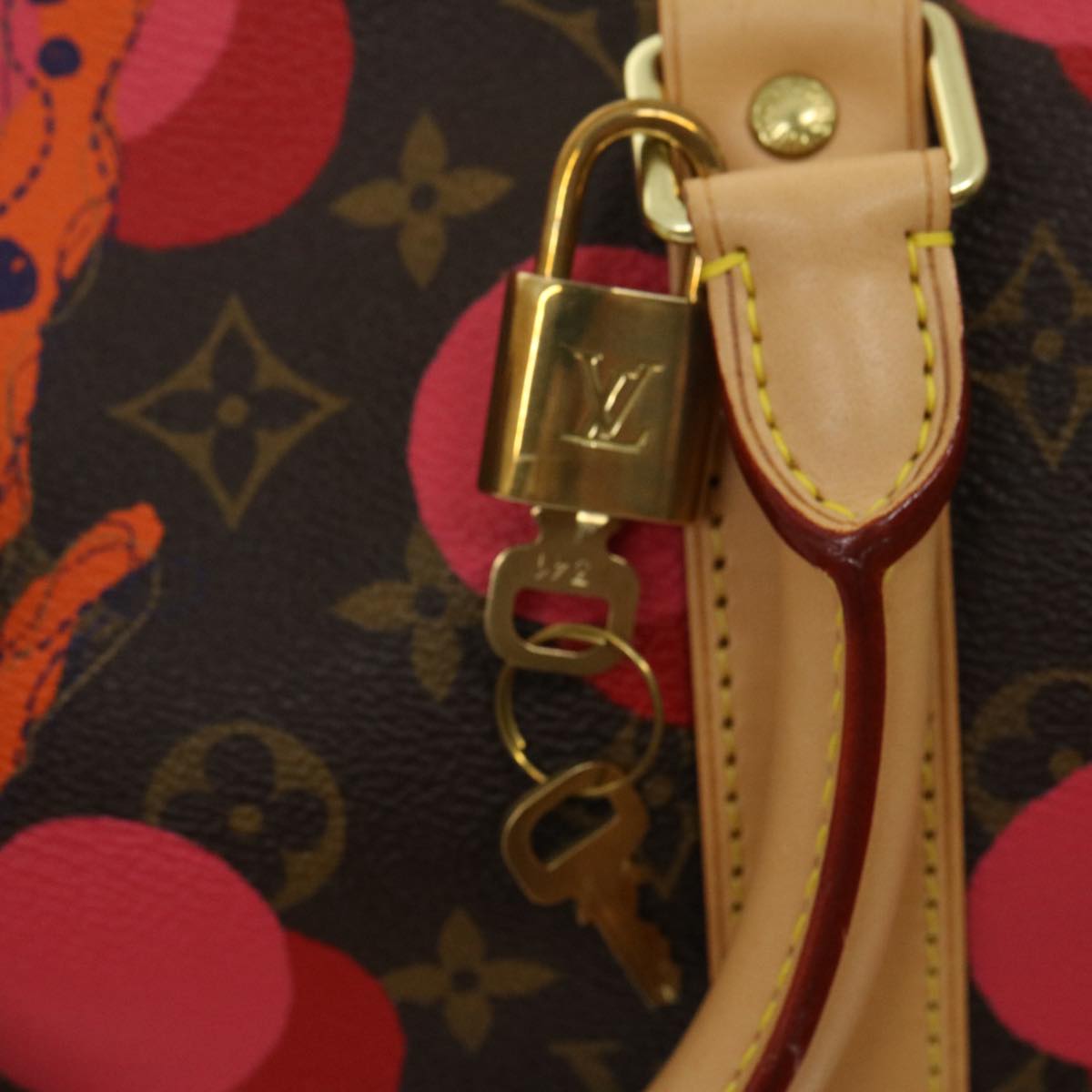 LOUIS VUITTON Monogram Ramages Keepall Bandouliere 45 Bag M41413 LV 29545S