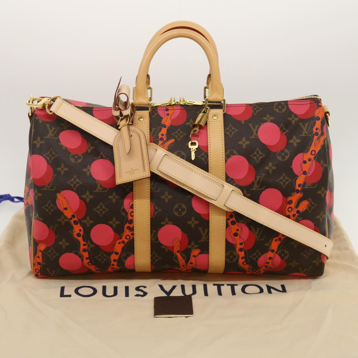 LOUIS VUITTON Monogram Ramages Keepall Bandouliere 45 Bag M41413 LV 29545S