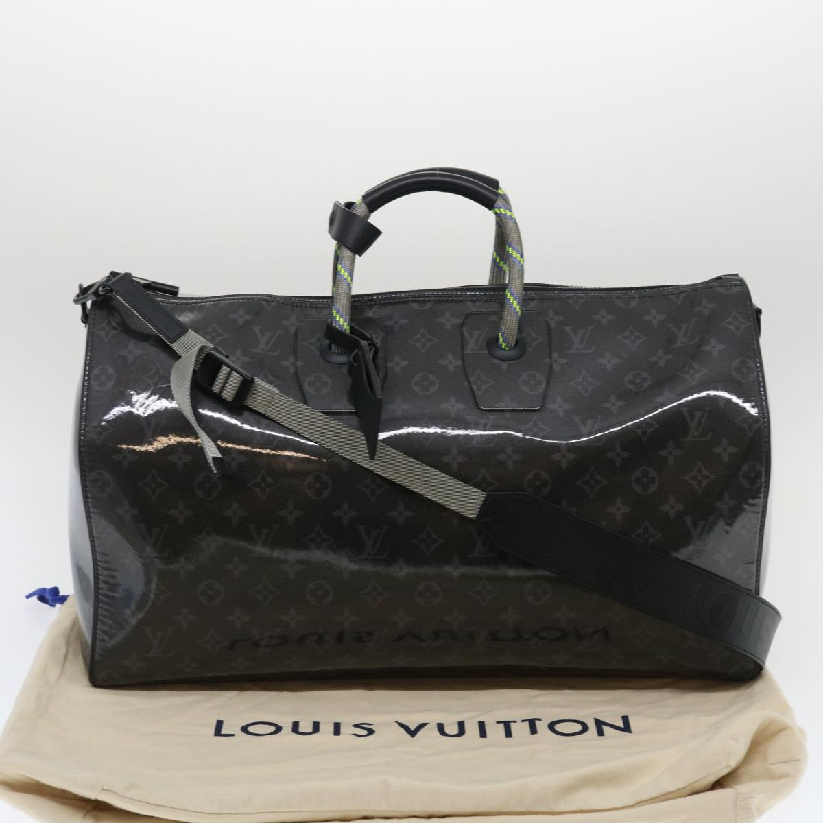 LOUIS VUITTON Eclipse Glaze Keepall Bandouliere 50 Boston Bag M43901 29548S