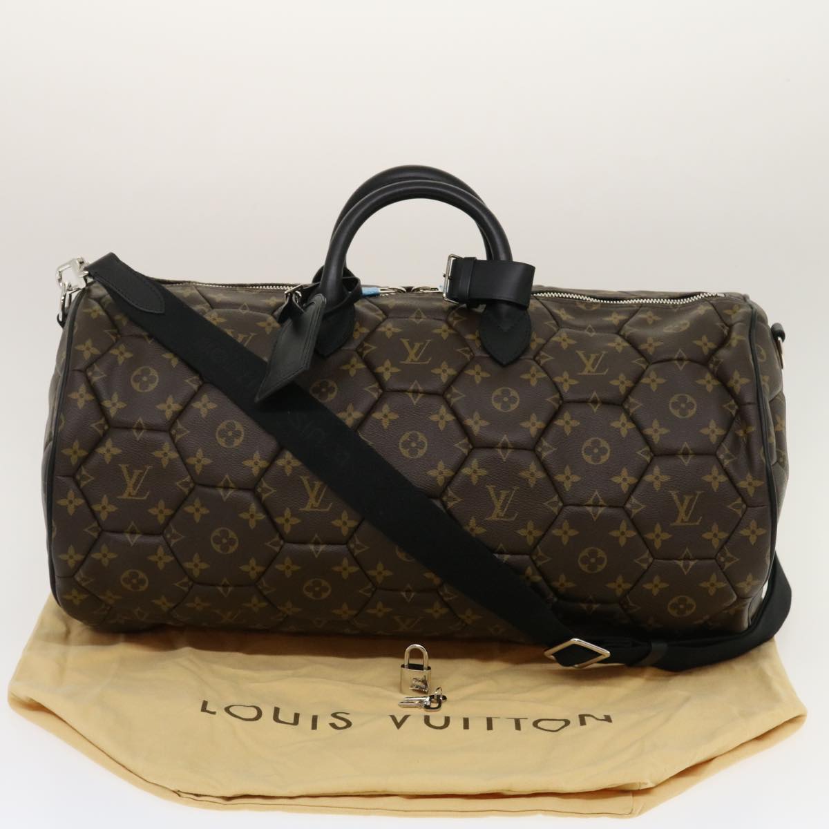 LOUIS VUITTON Monogram Macassar Neo sporty Hexagon Boston Bag M40398 29557S