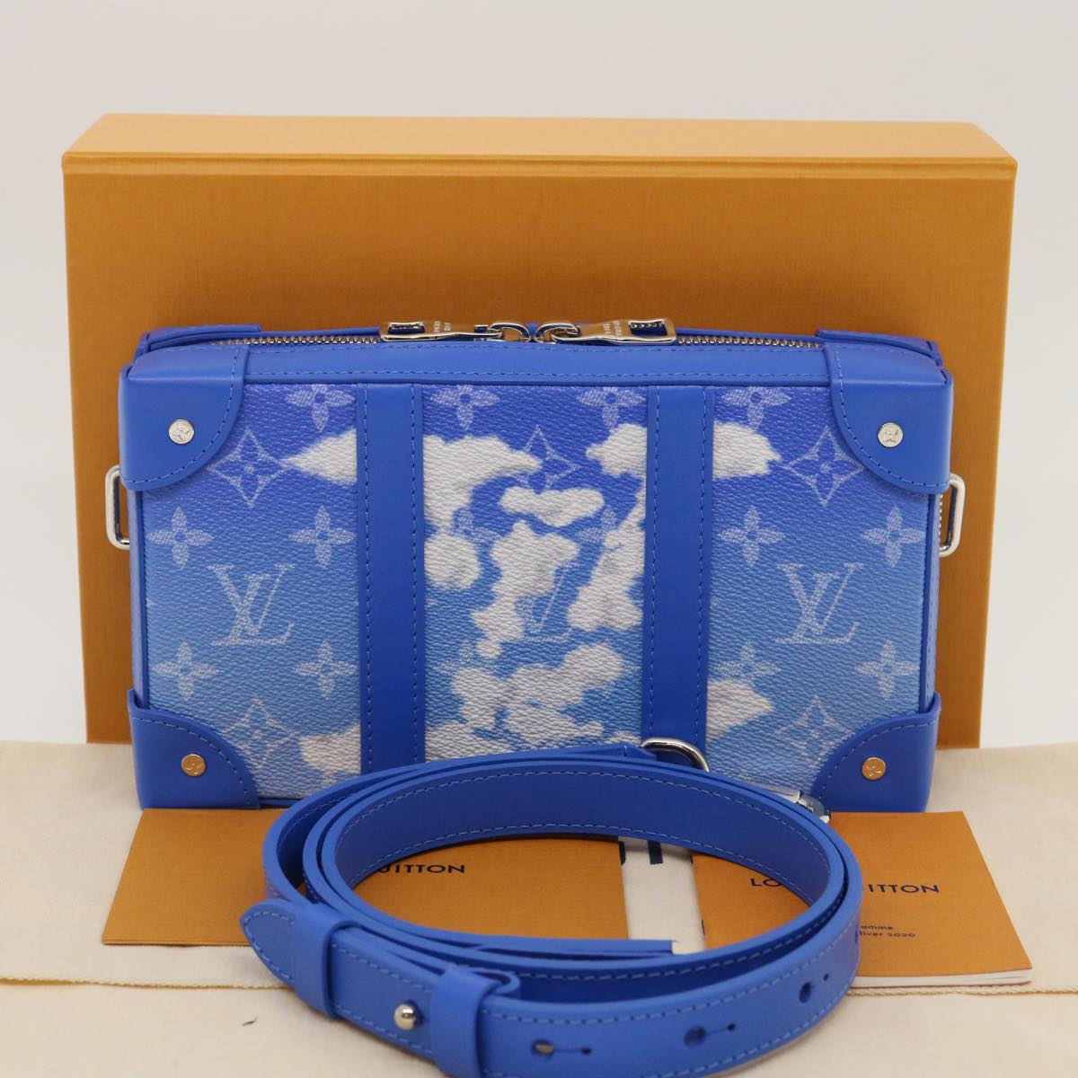 LOUIS VUITTON Monogram Clouds Soft Trunk Wallet Shoulder Bag M45432 29570S