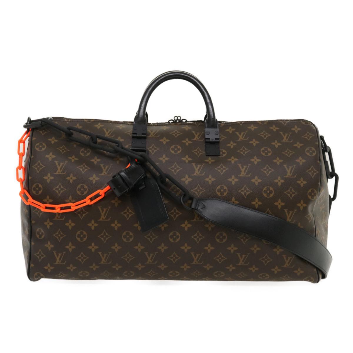 LOUIS VUITTON Monogram Virgil Abloh Keepall Band 50 BostonBag M44471 29582S