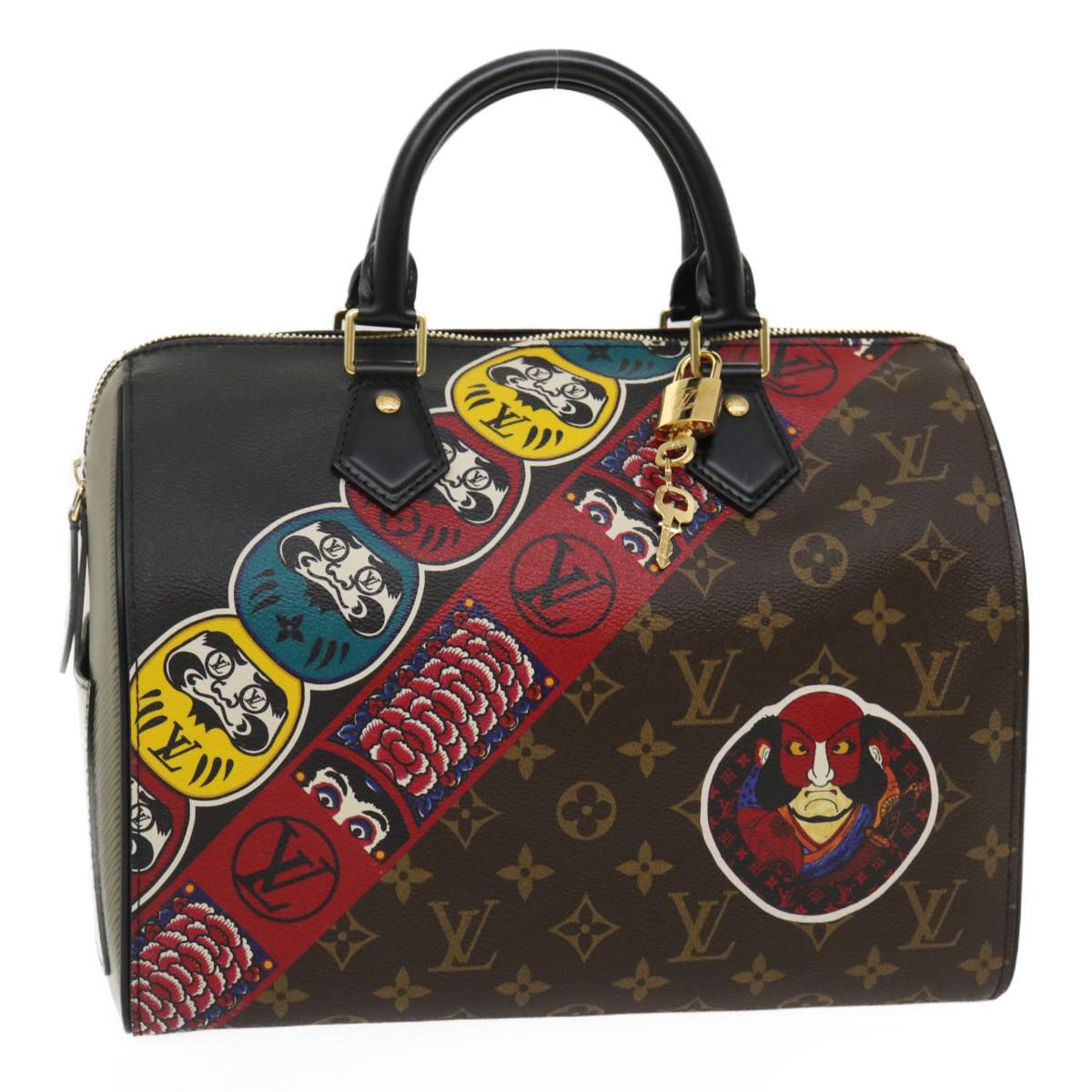 LOUIS VUITTON Monogram Epi Kabuki Speedy 30 Hand Bag M43505 LV 29583S