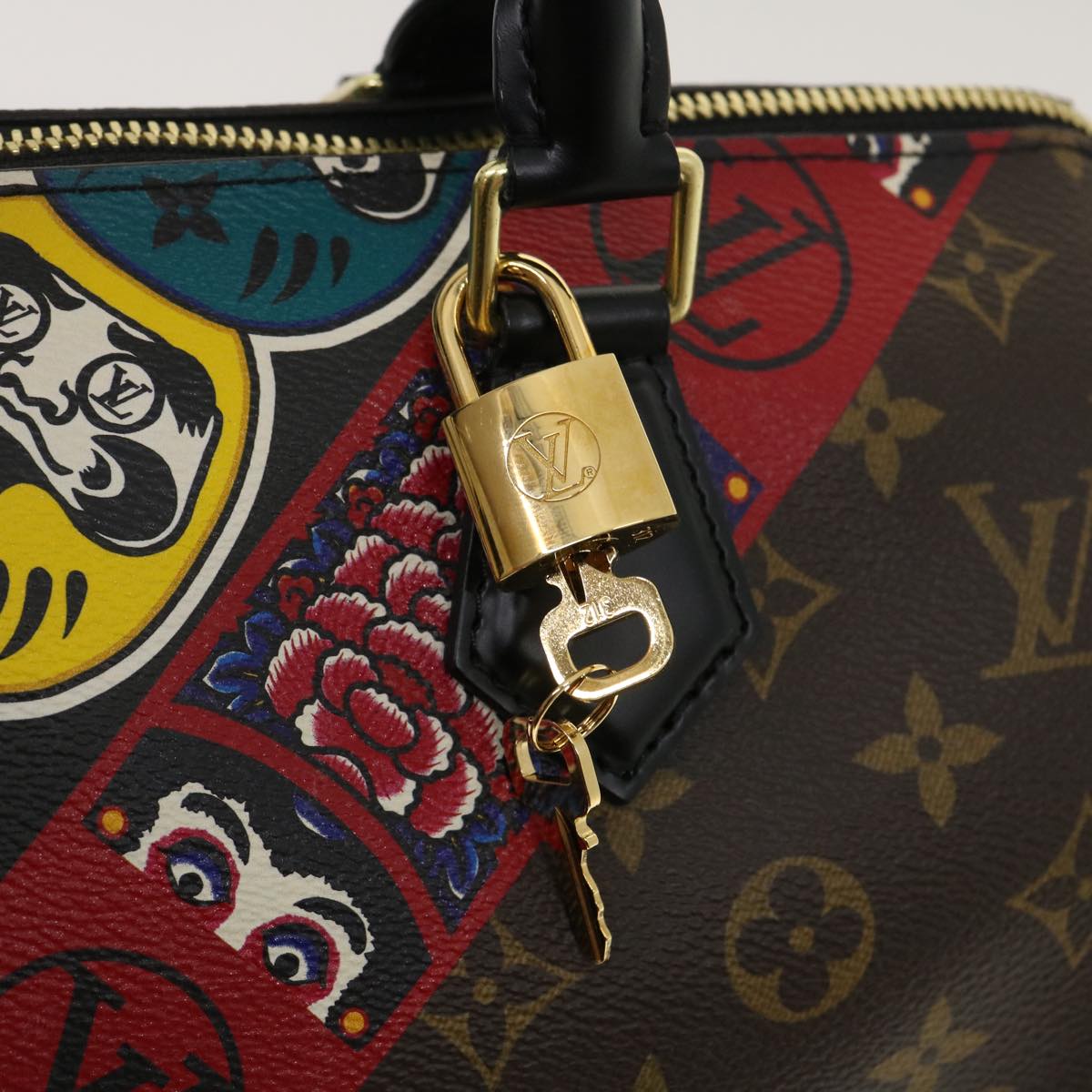 LOUIS VUITTON Monogram Epi Kabuki Speedy 30 Hand Bag M43505 LV 29583S