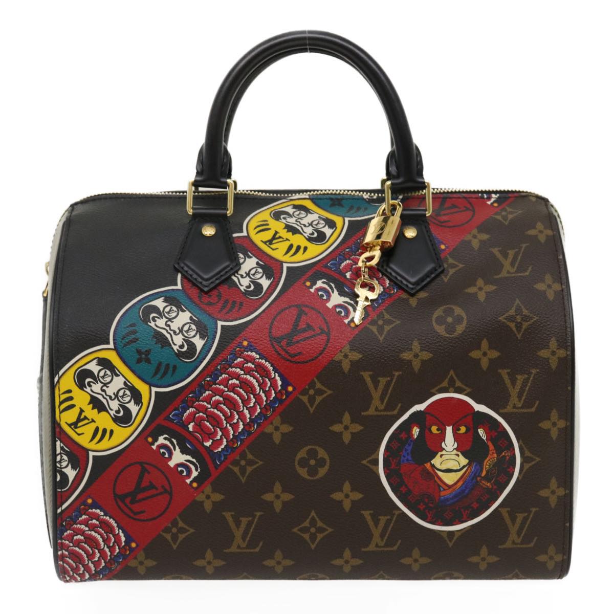 LOUIS VUITTON Monogram Epi Kabuki Speedy 30 Hand Bag M43505 LV 29583S