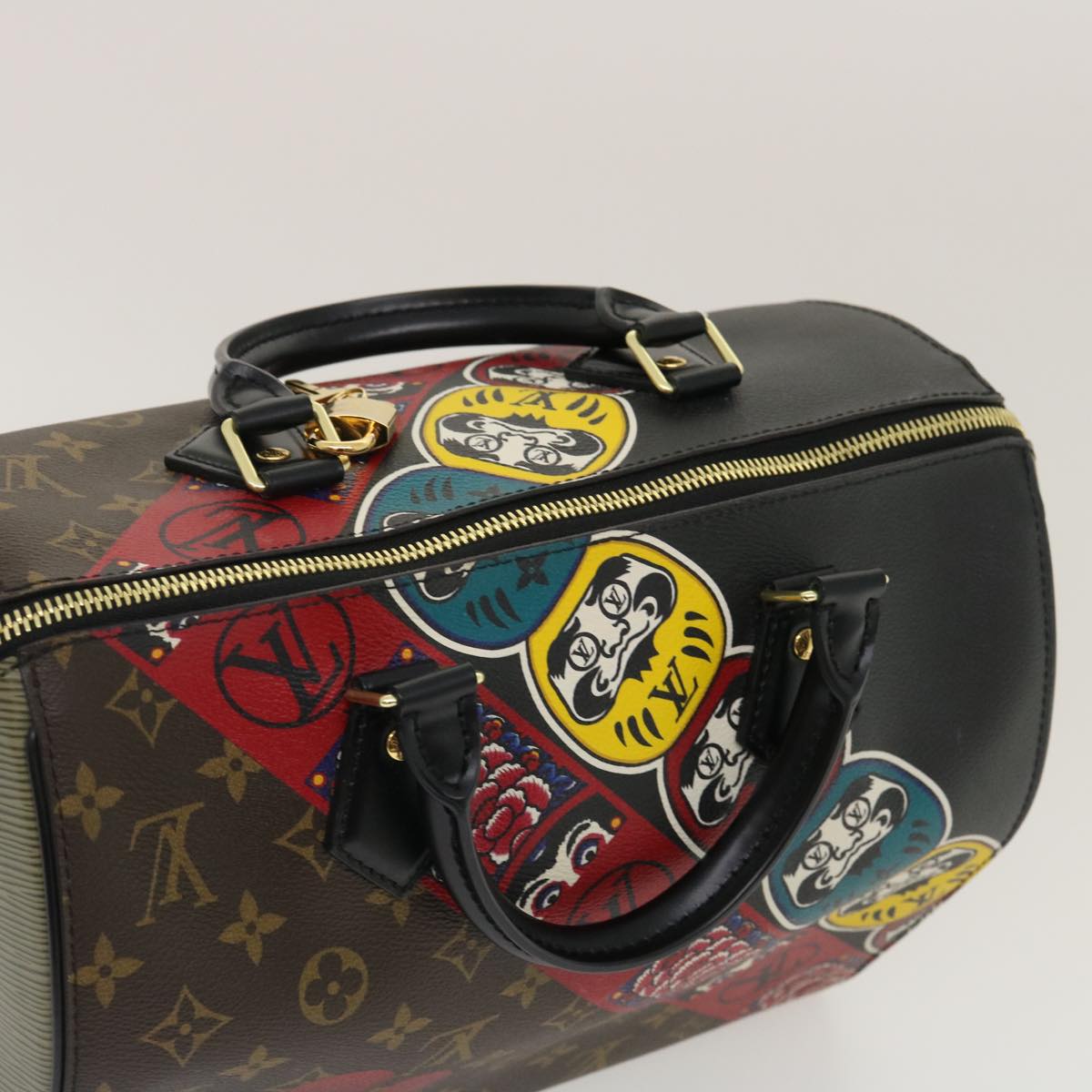 LOUIS VUITTON Monogram Epi Kabuki Speedy 30 Hand Bag M43505 LV 29583S
