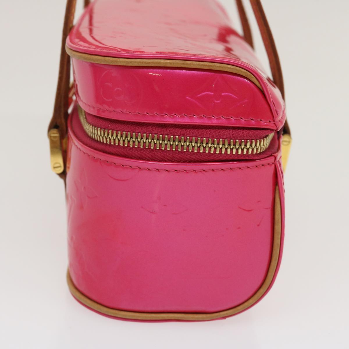 LOUIS VUITTON Vernis Sullivan Horizontal PM Hand Bag Pink M91269 LV 29593