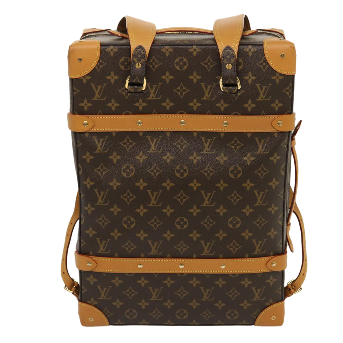 LOUIS VUITTON Monogram Soft Trunk Backpack MM Trunk M44749 LV 29610S