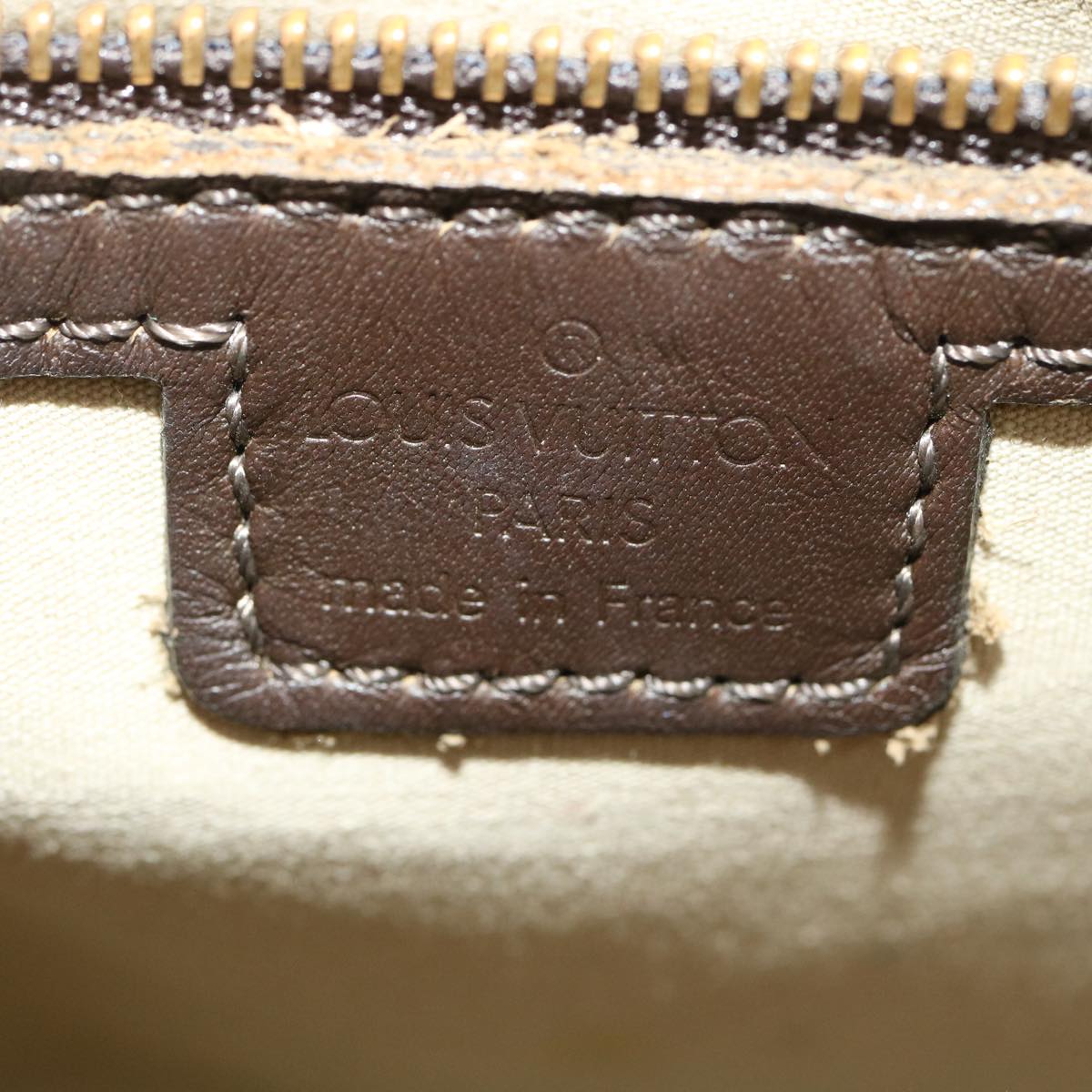 LOUIS VUITTON Monogram Mini Alma Haut Hand Bag Khaki M92203 LV 29629