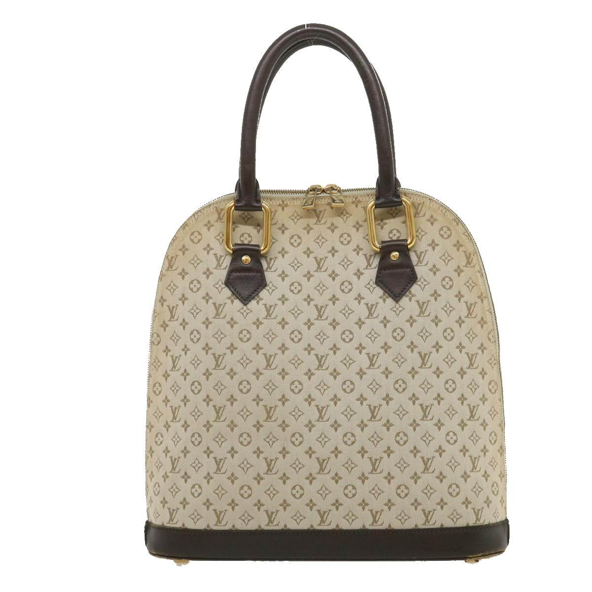 LOUIS VUITTON Monogram Mini Alma Haut Hand Bag Khaki M92203 LV 29629