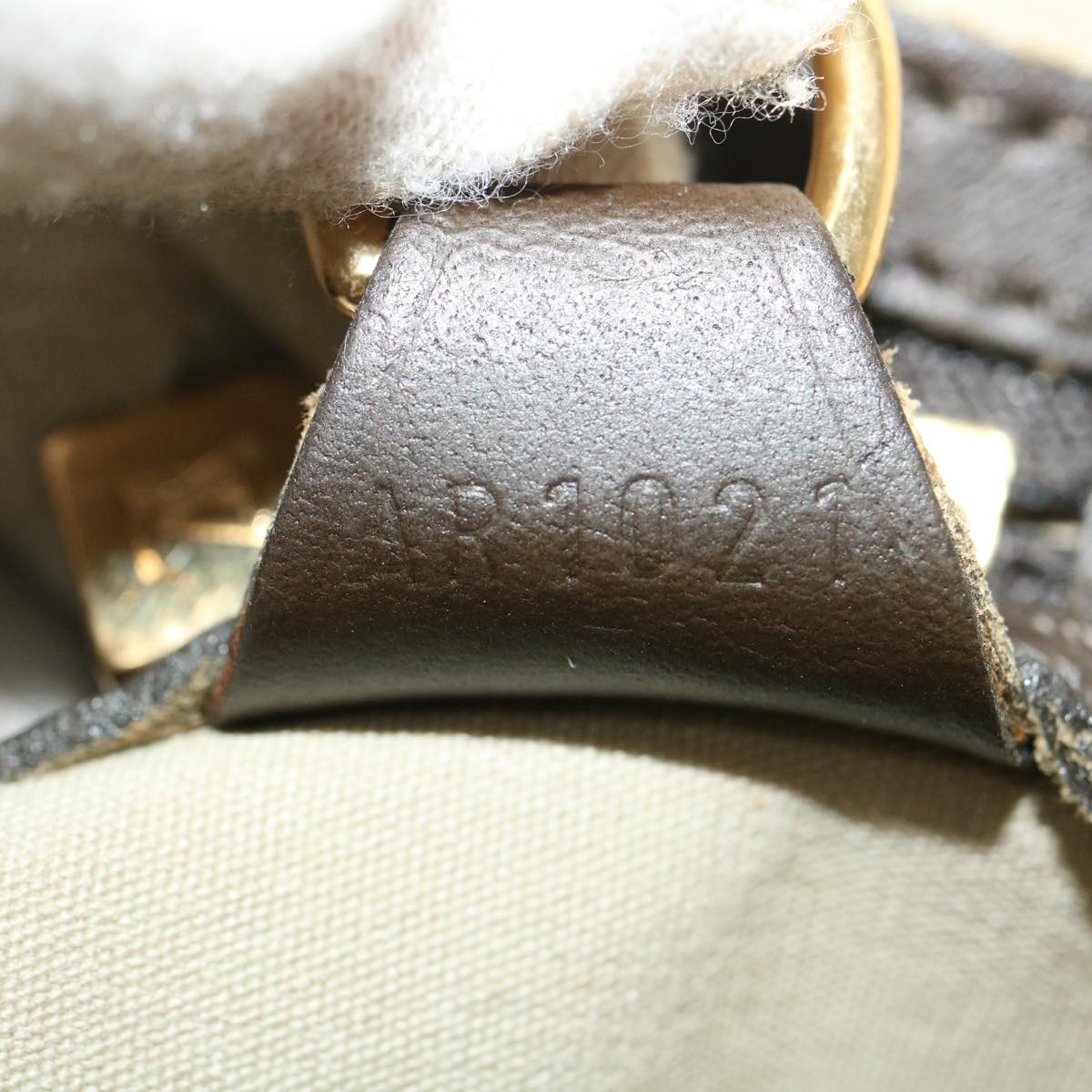 LOUIS VUITTON Monogram Mini Alma Haut Hand Bag Khaki M92203 LV 29629
