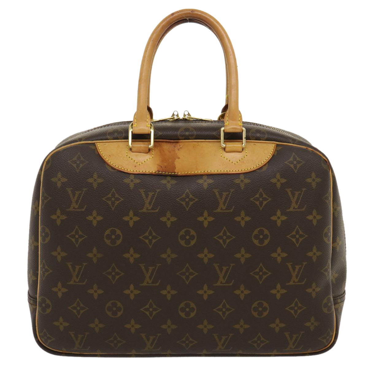 LOUIS VUITTON Monogram Deauville Hand Bag M47270 LV 29680