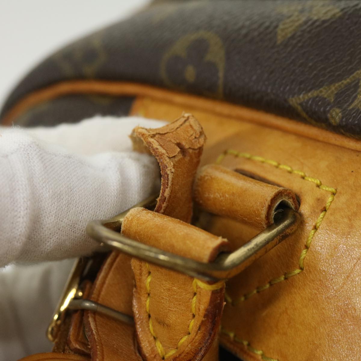 LOUIS VUITTON Monogram Deauville Hand Bag M47270 LV 29715