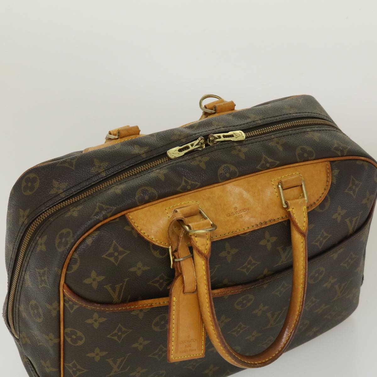 LOUIS VUITTON Monogram Deauville Hand Bag M47270 LV 29715