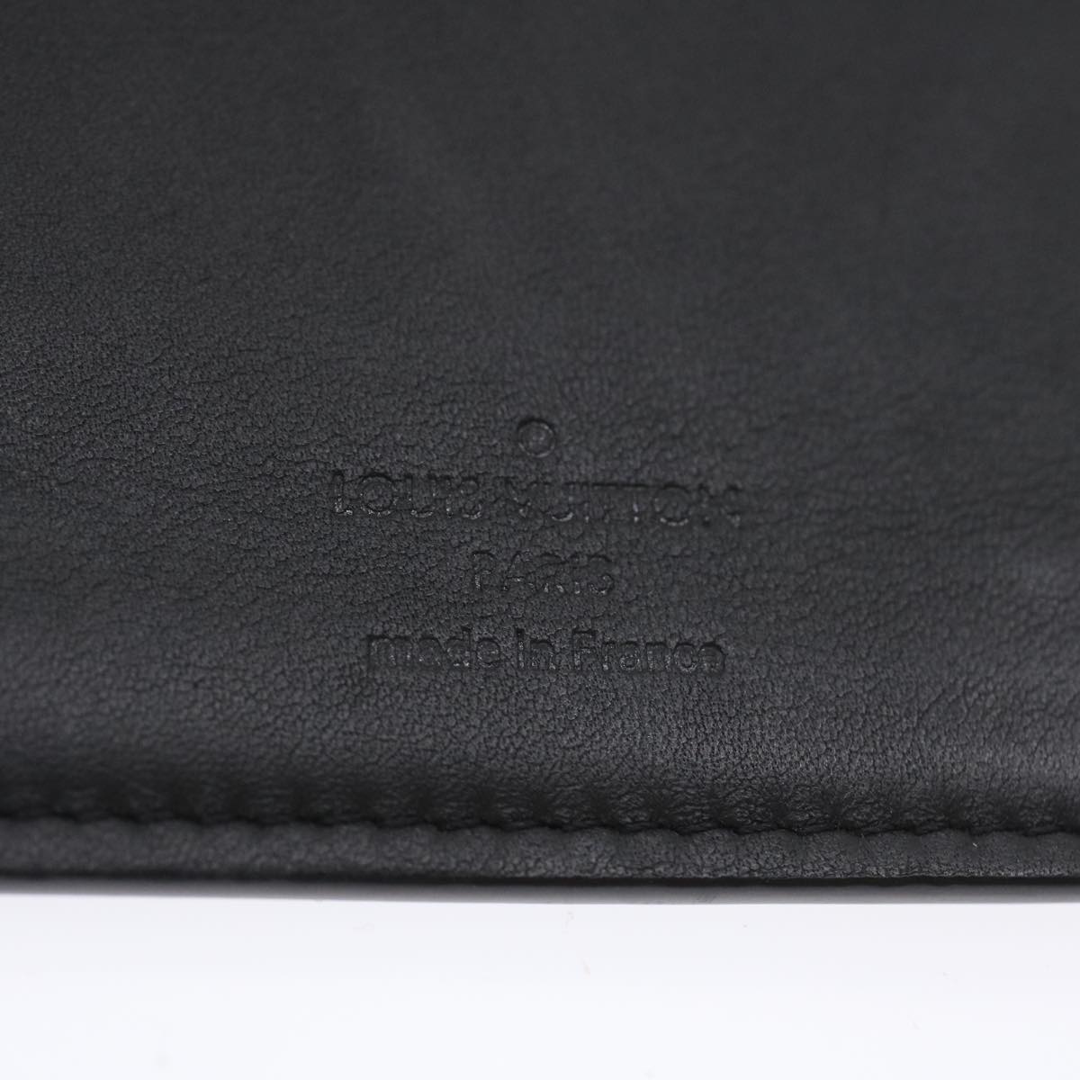 LOUIS VUITTON Monogram Shadow Portefeuille Brazza Wallet Black N60017 29752