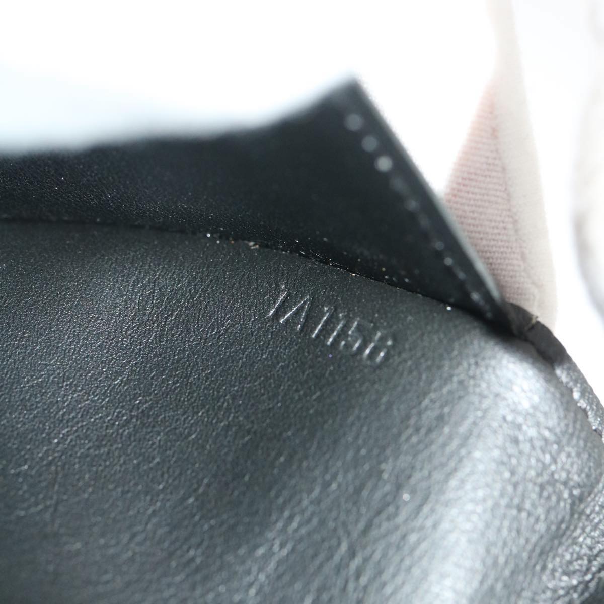 LOUIS VUITTON Monogram Shadow Portefeuille Brazza Wallet Black N60017 29752